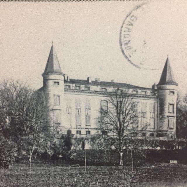 Château de Scopont - carte noir et blanc