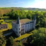 Château de Scopont - vue aérienne 2