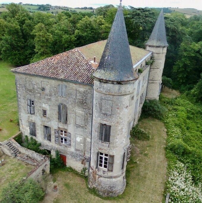 Château de Scopont - vue aérienne 3