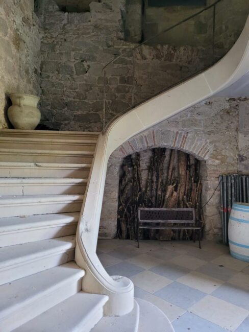 Château de Scopont - escalier